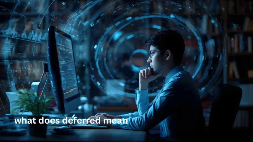 what does deferred mean