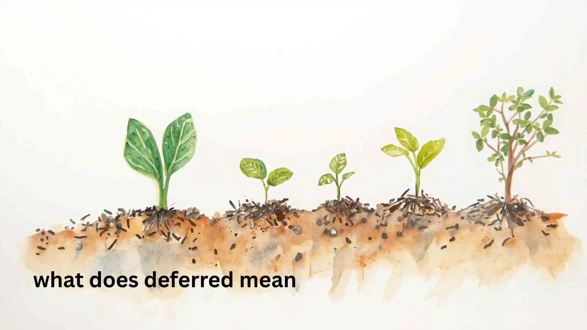 what does deferred mean