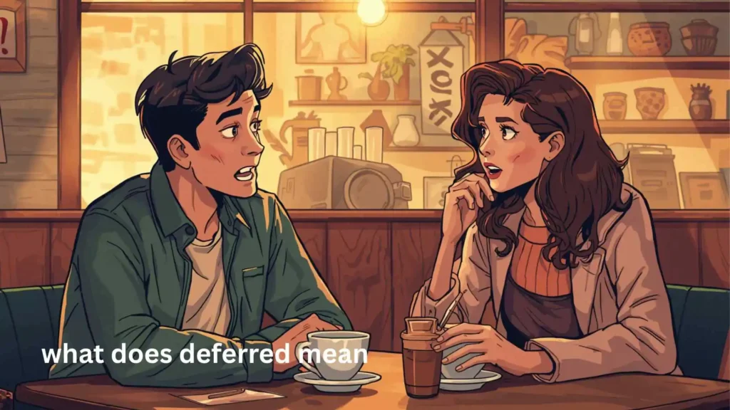 what does deferred mean