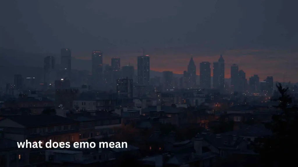 what does emo mean