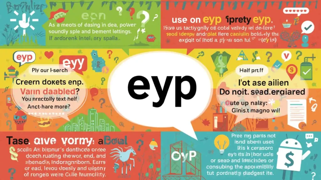 what does eyp mean in text