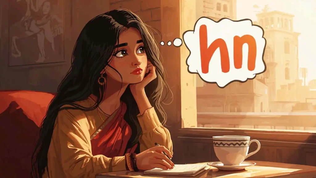 what does hn mean in text