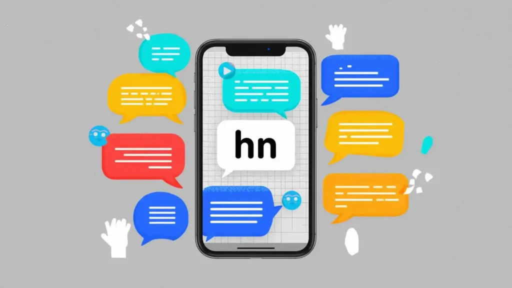 what does hn mean in text
