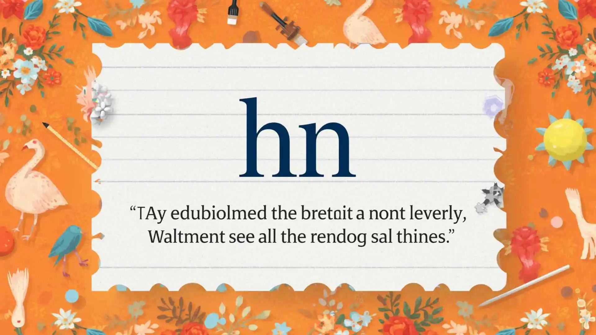 what does hn mean in text