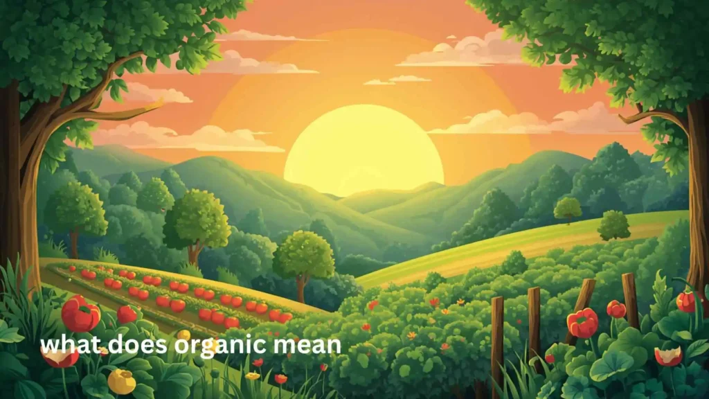 what does organic mean