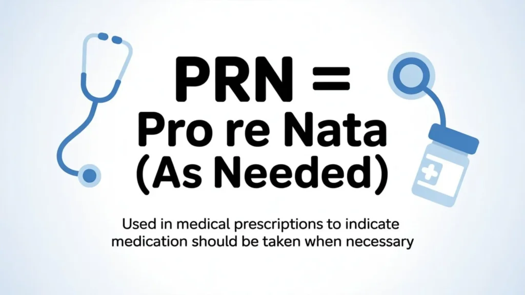 what does prn mean