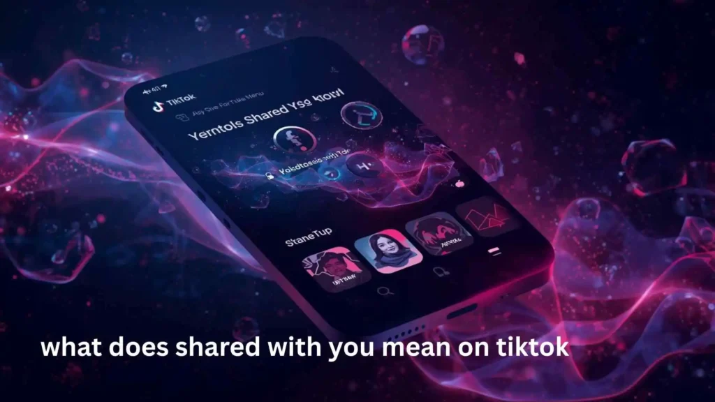 what does shared with you mean on tiktok