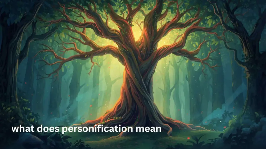 what does personification mean