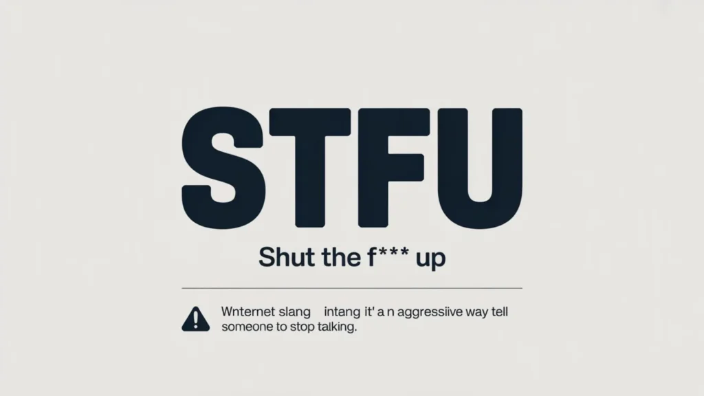 what does stfu mean