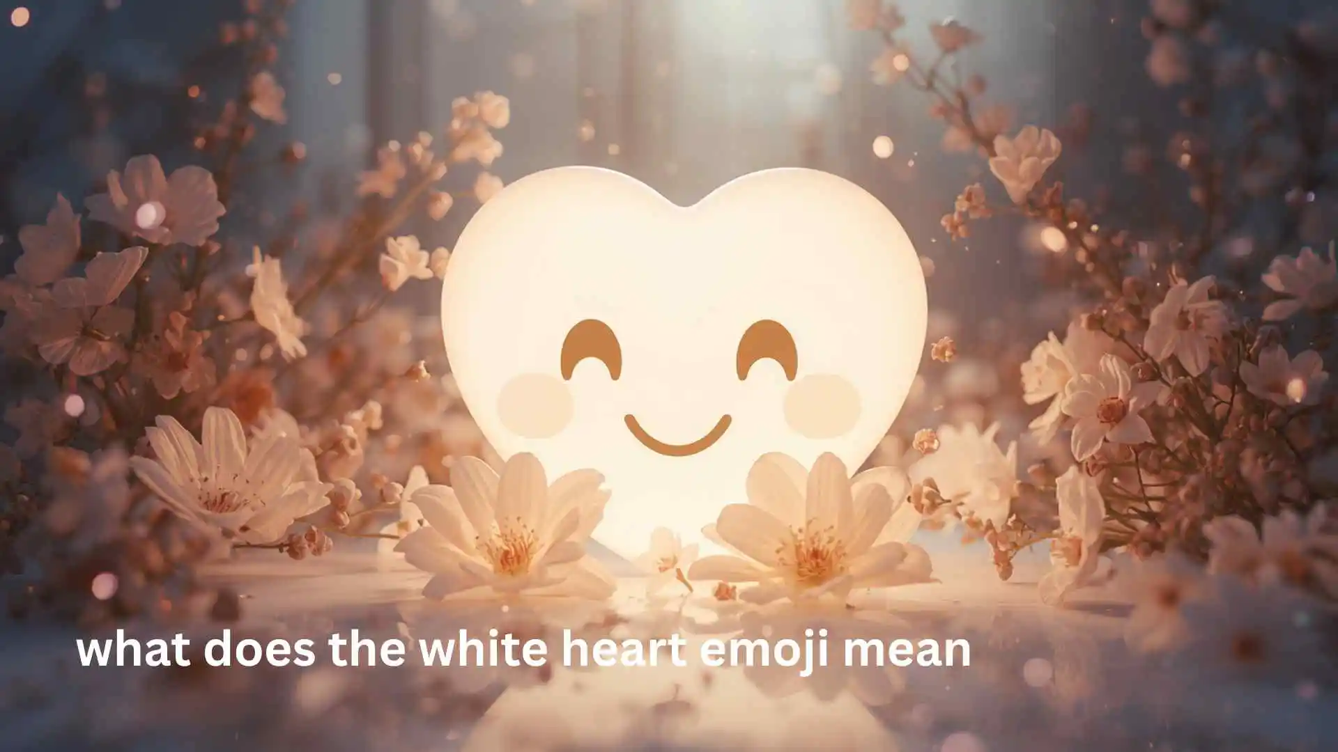what does the white heart emoji mean