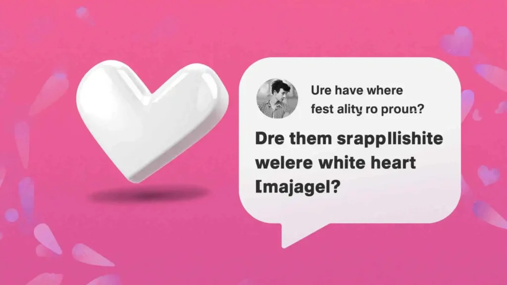 what does the white heart emoji mean