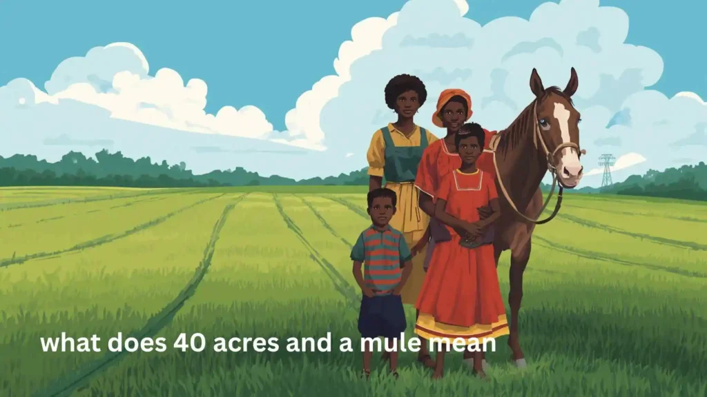 what does 40 acres and a mule mean