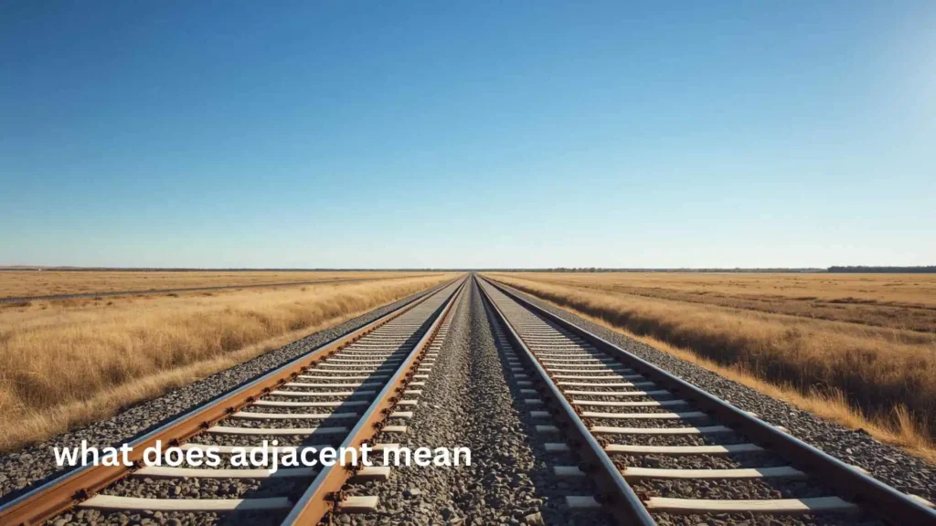 what does adjacent mean