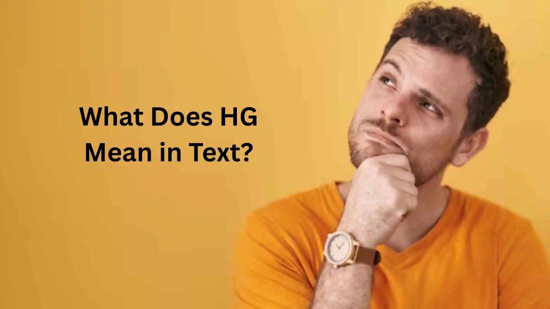 what does hg mean in text