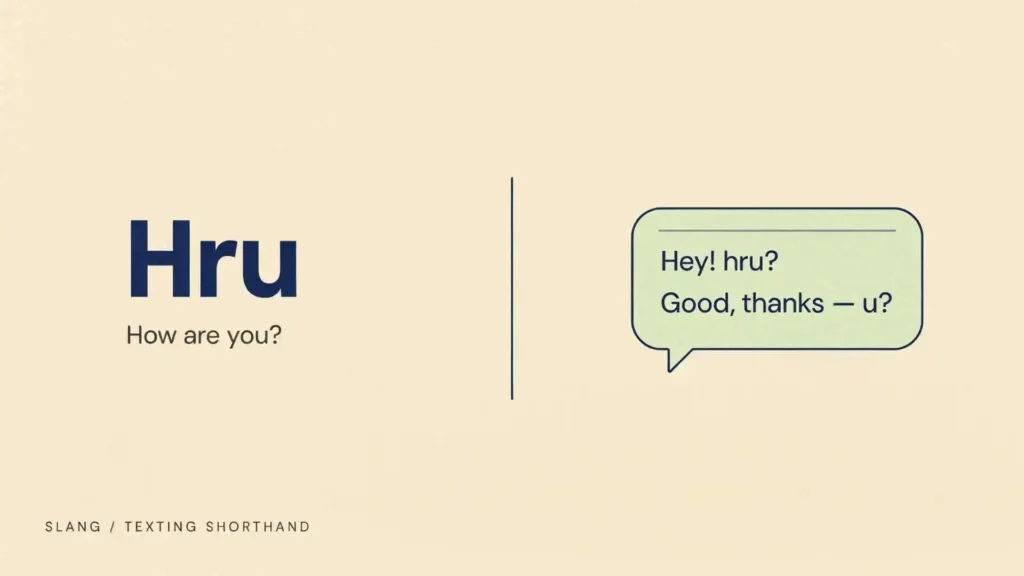 what does hru mean