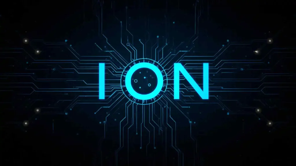 what does ion mean in text