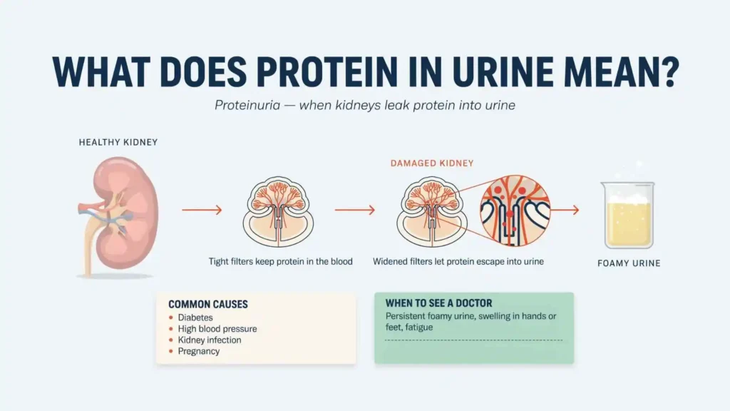 what does protein in urine mean