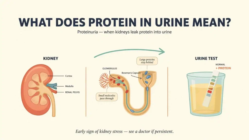 what does protein in urine mean