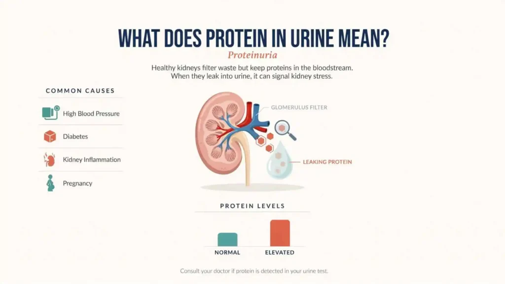 what does protein in urine mean