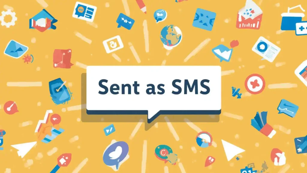 what does sent as sms mean