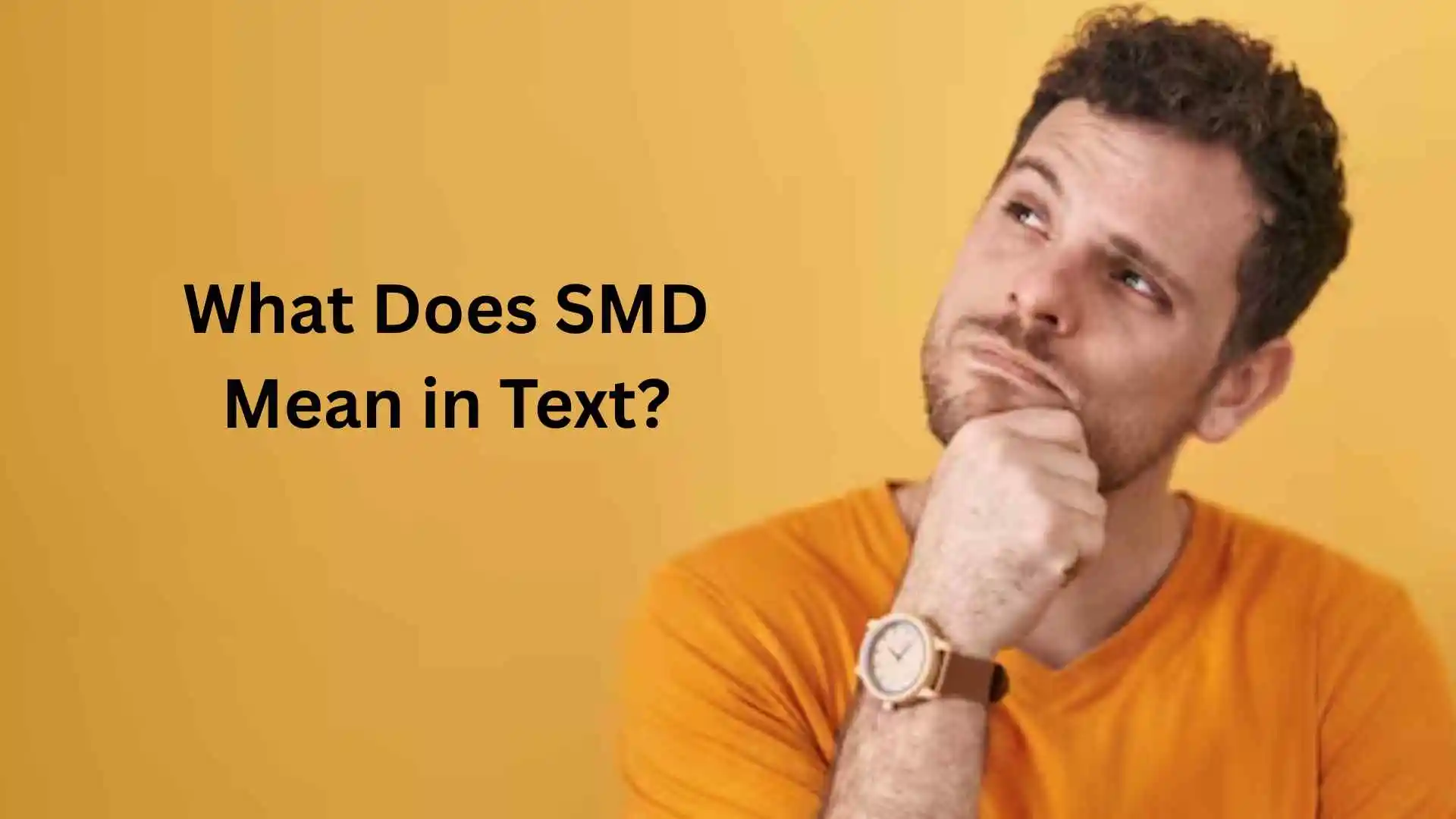 what does smd mean in text