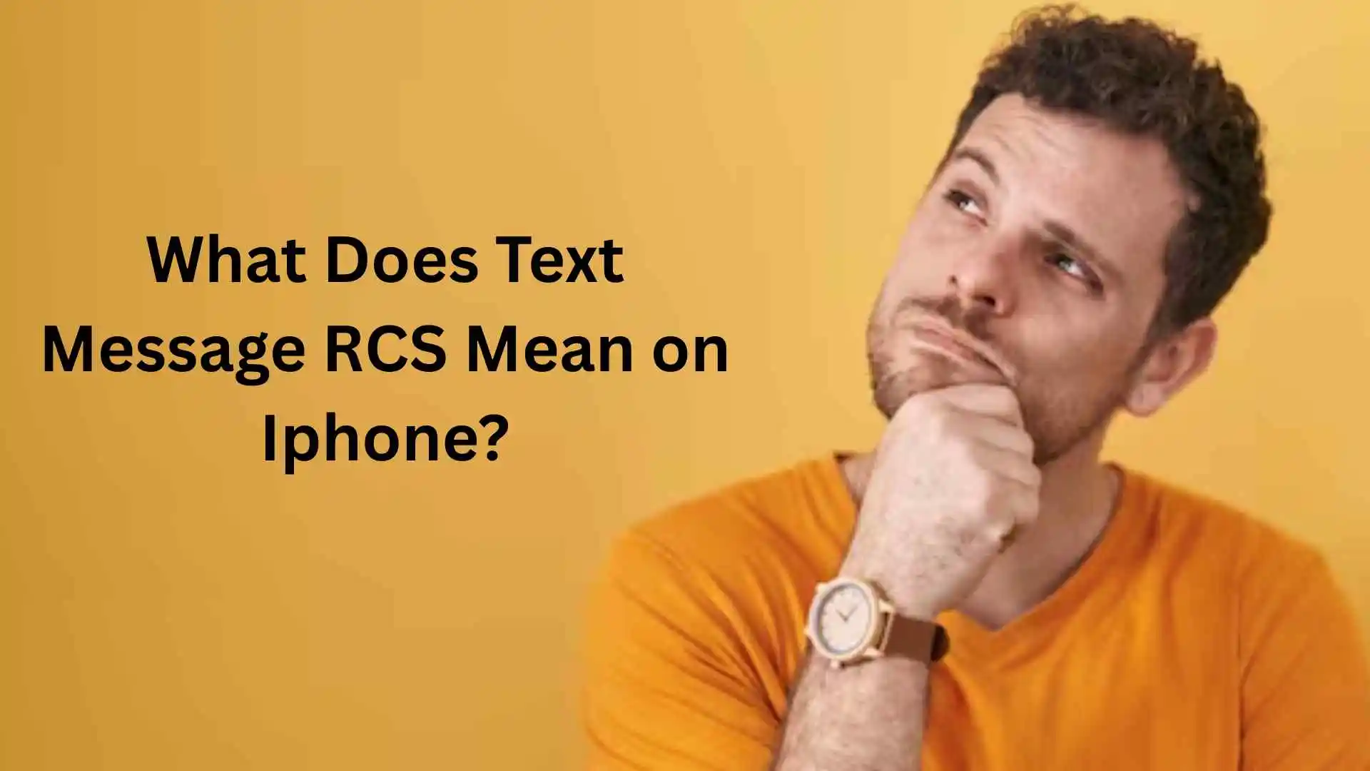 what does text message rcs mean on iphone