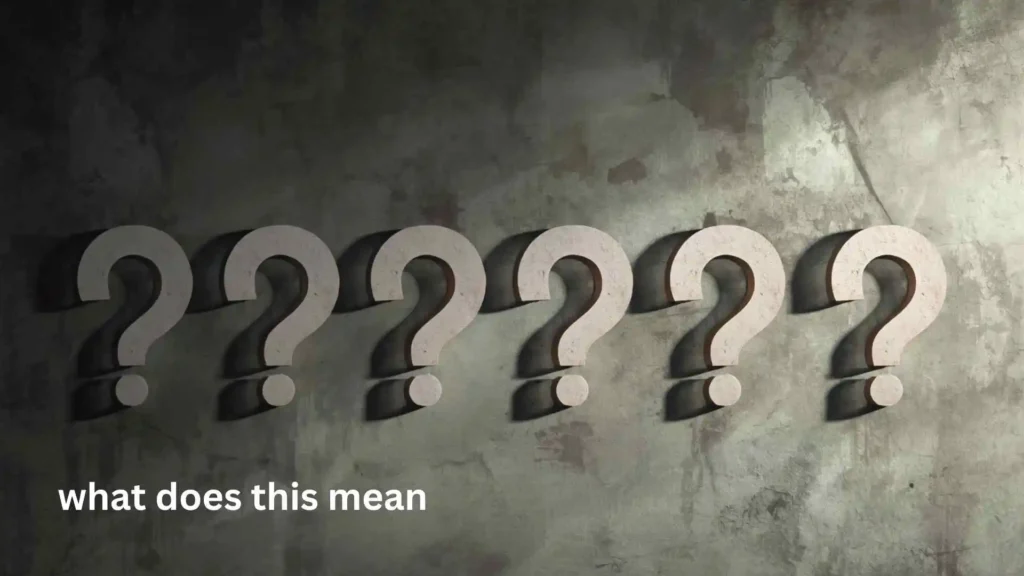 what does this mean