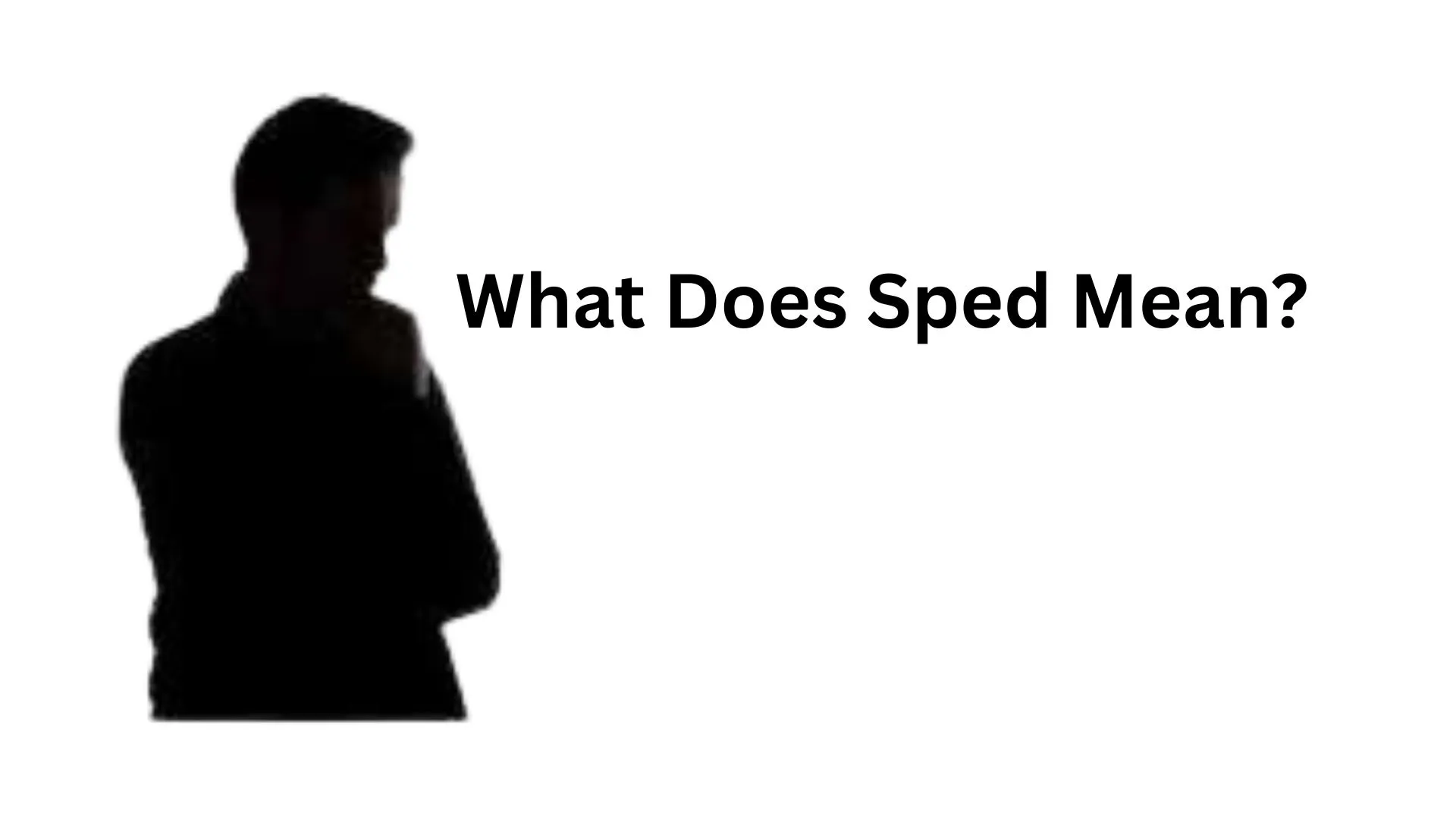 What Does Sped Mean in Text? Slang, Definition, and Examples